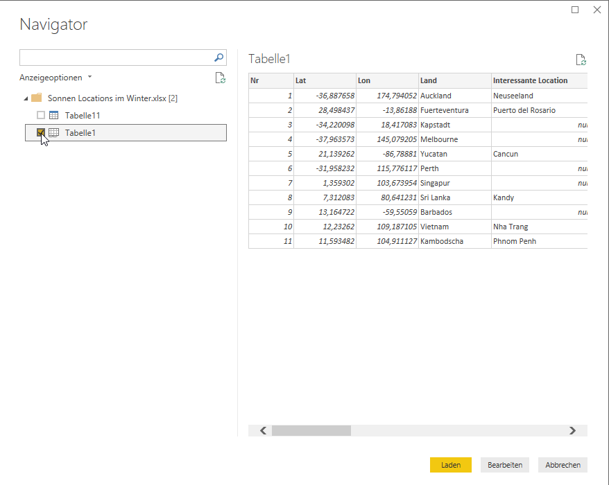 Import wizard for easy importing